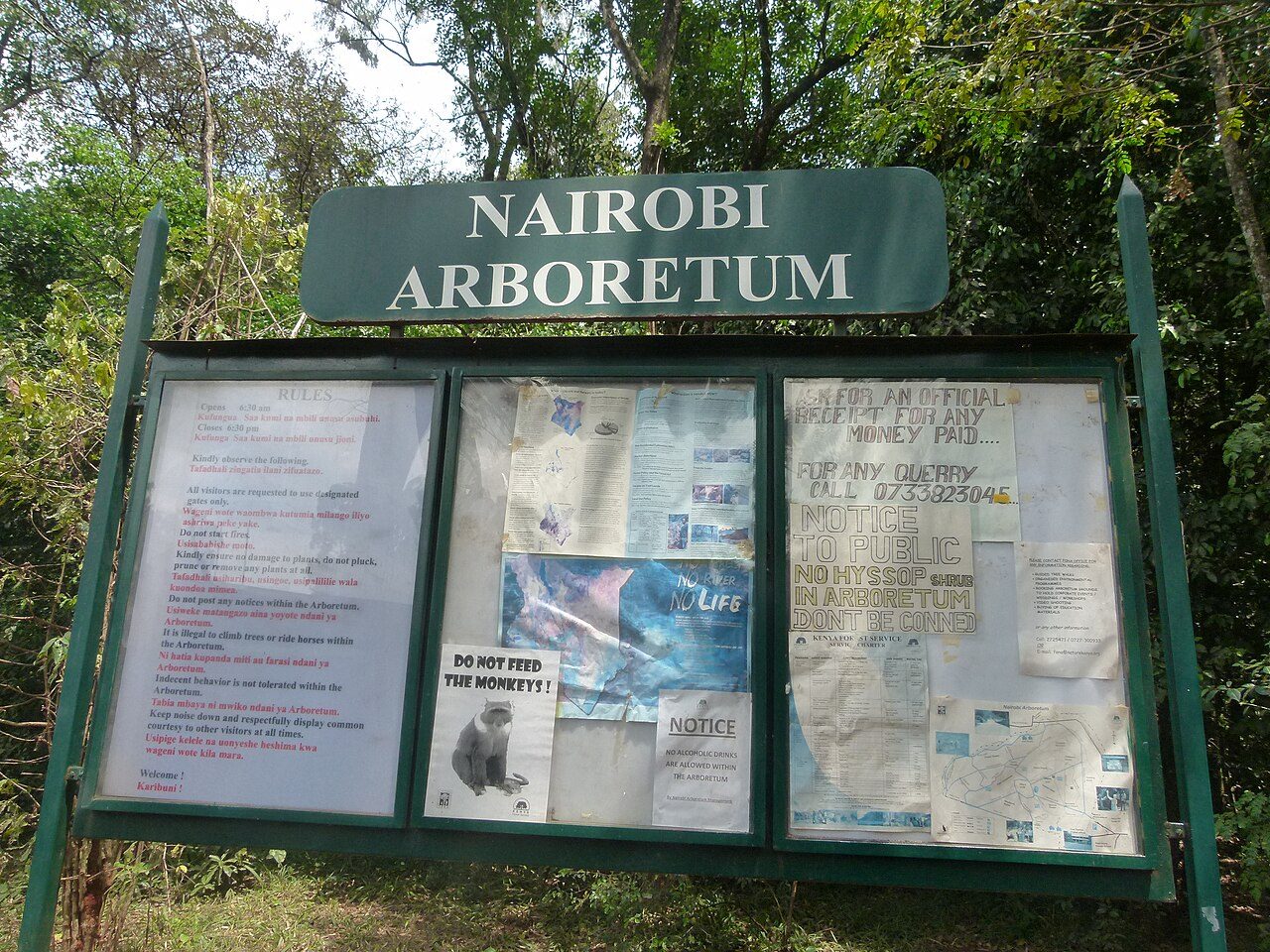 Nairobi Arboretum — State House Road, Nairobi